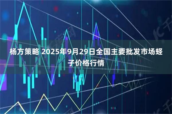 杨方策略 2025年9月29日全国主要批发市场蛏子价格行情