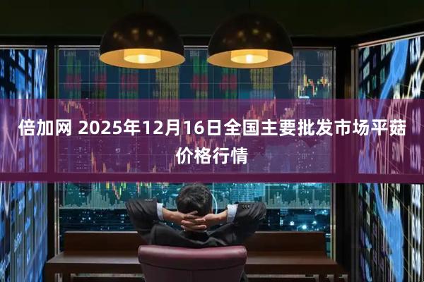 倍加网 2025年12月16日全国主要批发市场平菇价格行情
